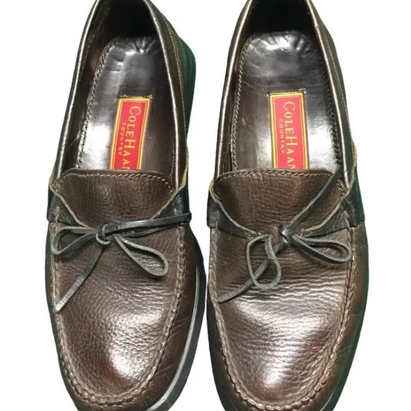 Cole Haan country men’s Sz 9.5 brown soft leather loafers